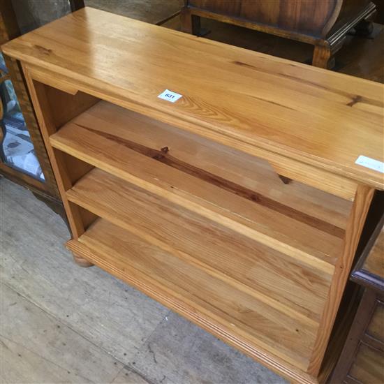 Dwarf pine open bookcase